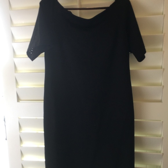 Ralph Lauren Womens Perforated Ponte Dress M - Picture 8 of 10